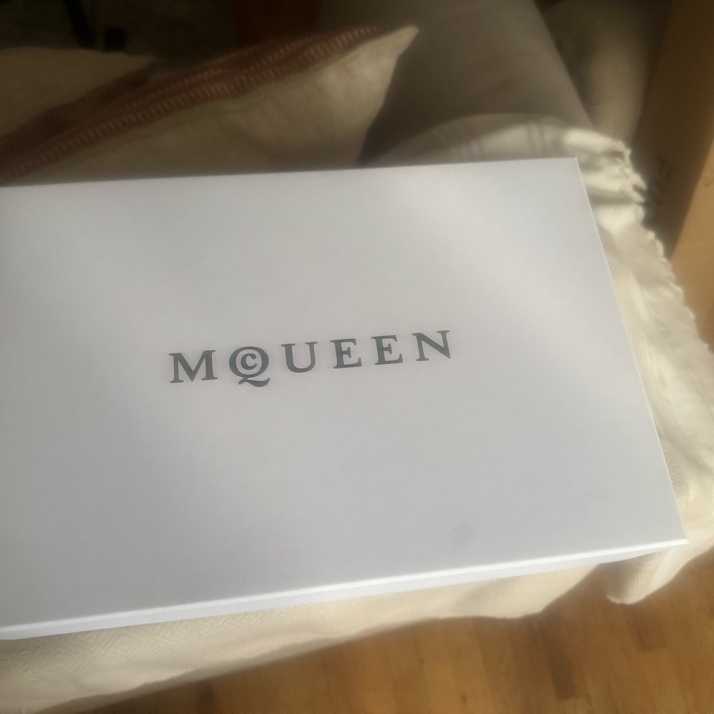McQueen White Logo Box - White